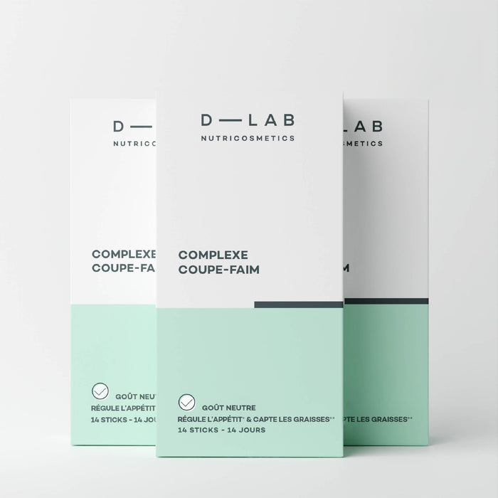D-LAB Complexe Coupe-Faim 14 sticks – Satiété, Anti-fringales & Contrôle de l’appétit