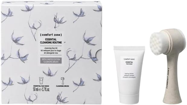 Essential Cleansing Routine Kit – Nettoyant + Brosse Visage