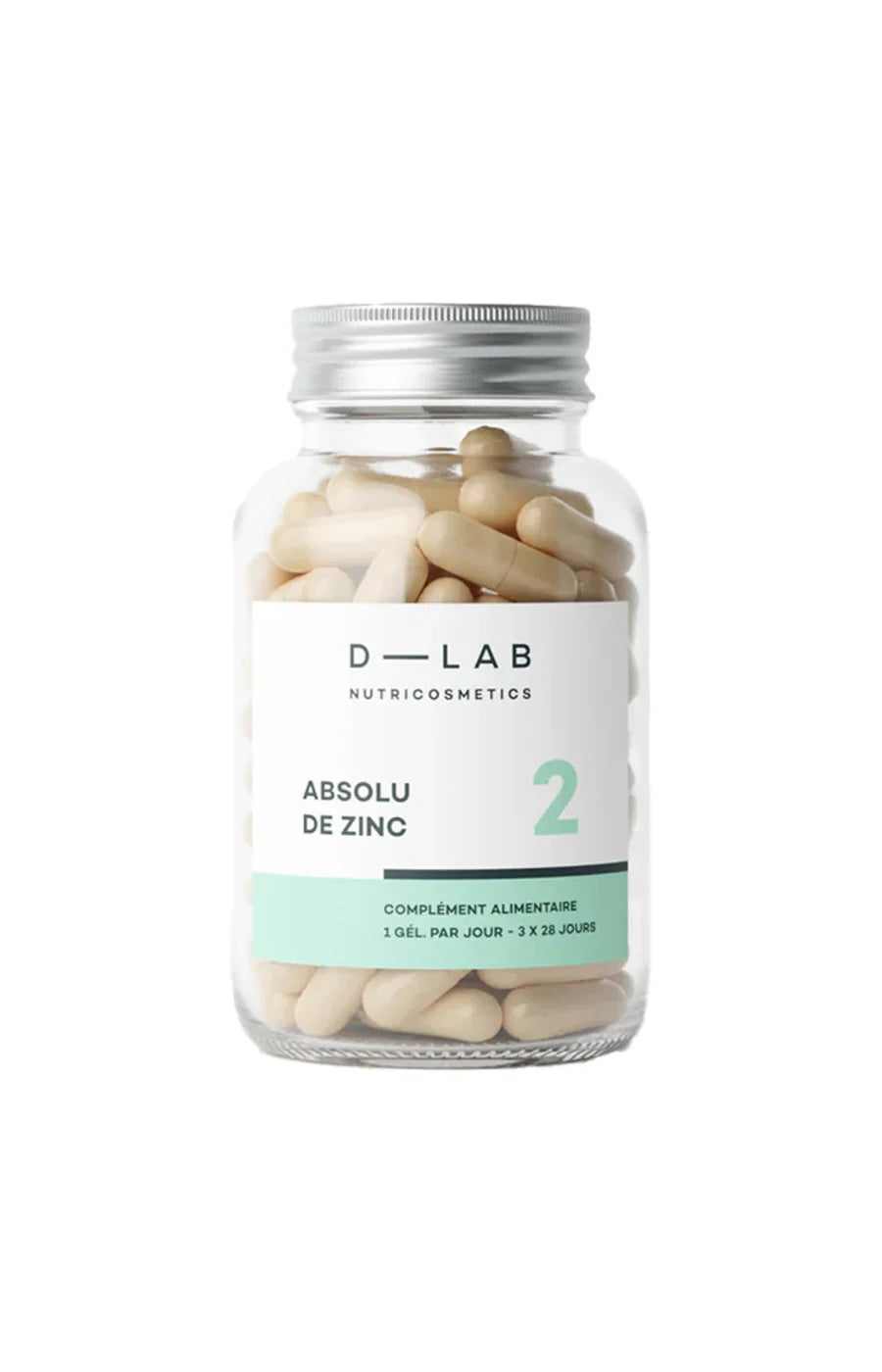 D-LAB Absolu de Zinc 3 mois – Peau, Cheveux & Immunité (Capsules)