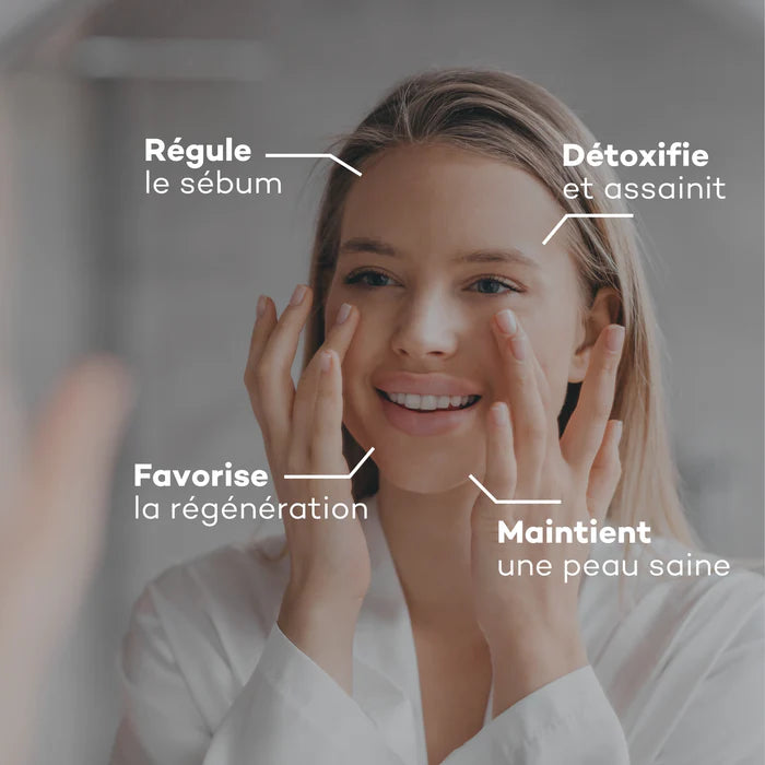 D-LAB Complexe Peau Nette – 1 mois (56 gélules) – Peau Nette, Sébum Régulé & Grain Uniforme