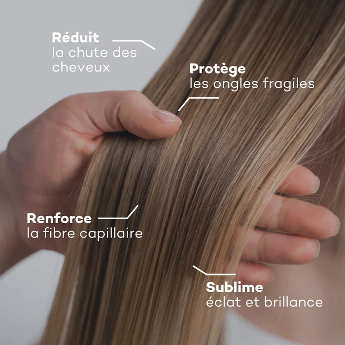 D-LAB Absolu de Kératine 3 mois – Anti-Chute & Renforcement Cheveux & Ongles (Comprimés)