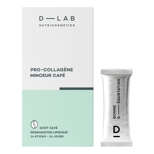 Pro-Collagène Minceur Café 14 Sticks – Brûleur de Graisses & Silhouette Sculptée
