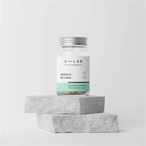 D-LAB Absolu de Zinc 3 mois – Peau, Cheveux & Immunité (Capsules)