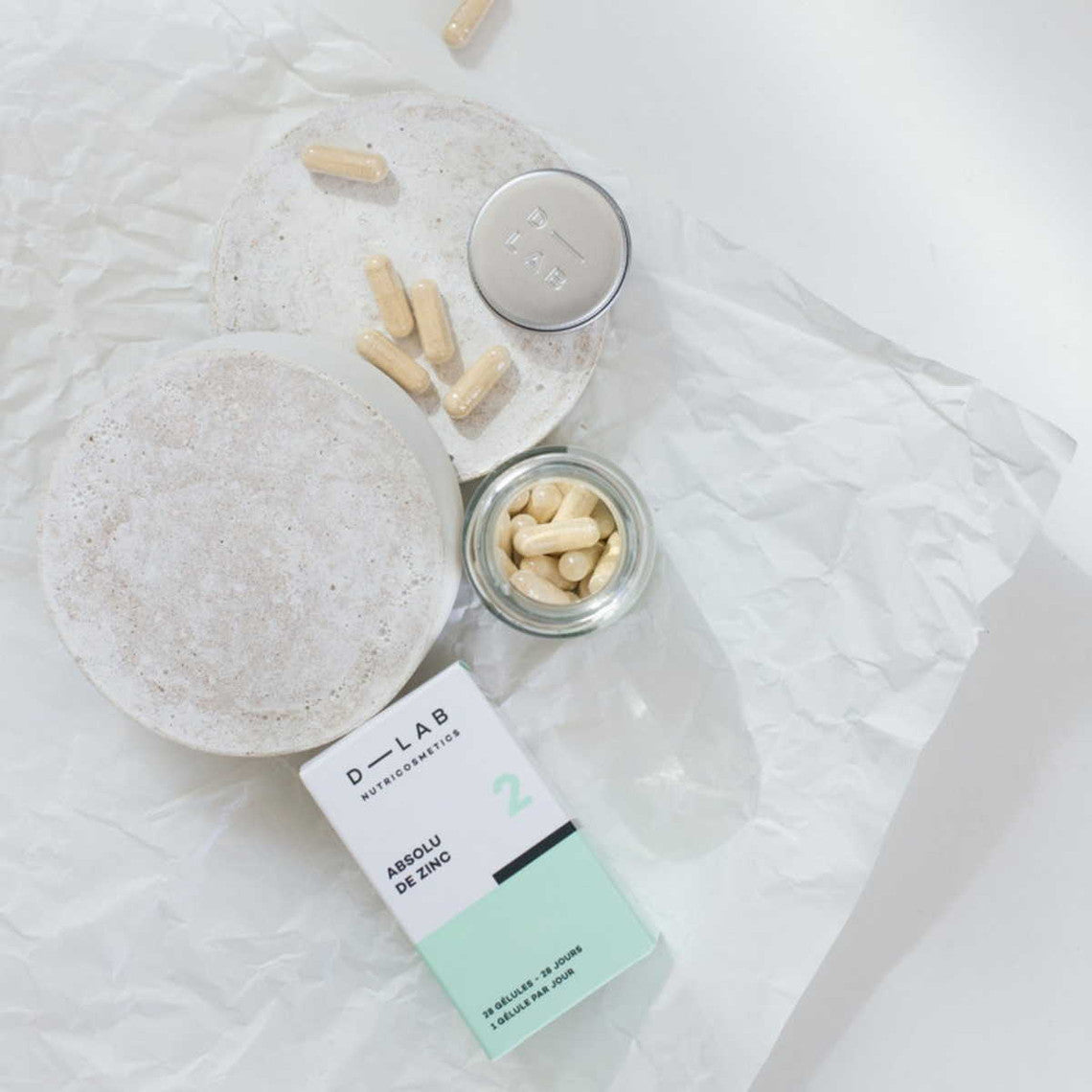 D-LAB Absolu de Zinc 3 mois – Peau, Cheveux & Immunité (Capsules)