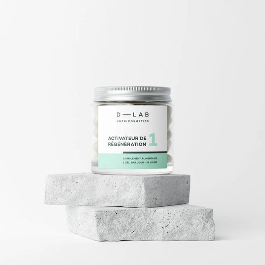 D-LAB Activateur de Régénération 1 mois – Peau Éclatante & Renouvellement Cellulaire (Capsules)