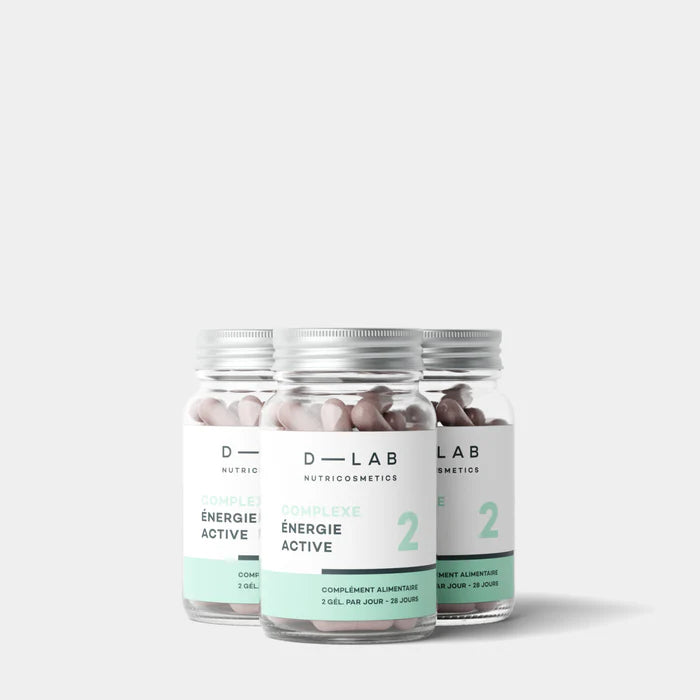 D-LAB Complexe Énergie Active 1 mois – Vitalité, Métabolisme & Performance (Gélules)
