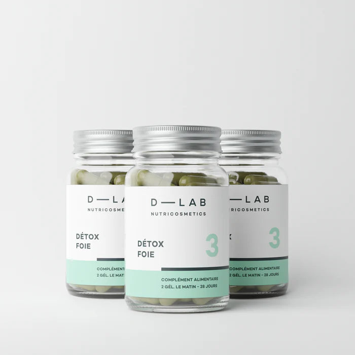 D-LAB Détox Foie 1 mois – Capsules Détoxification Hépatique & Élimination des Toxines