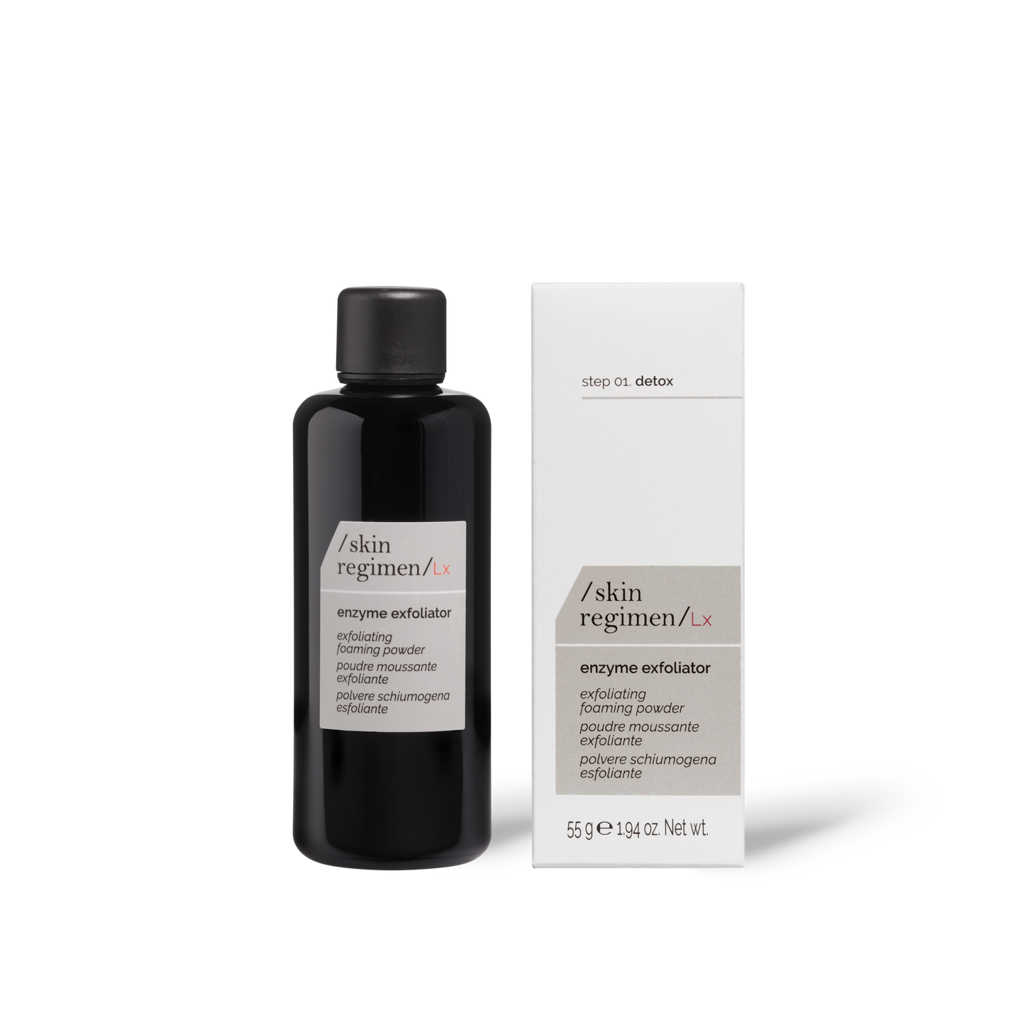 Skin Regimen LX Enzyme Exfoliator 55g – Poudre moussante exfoliante