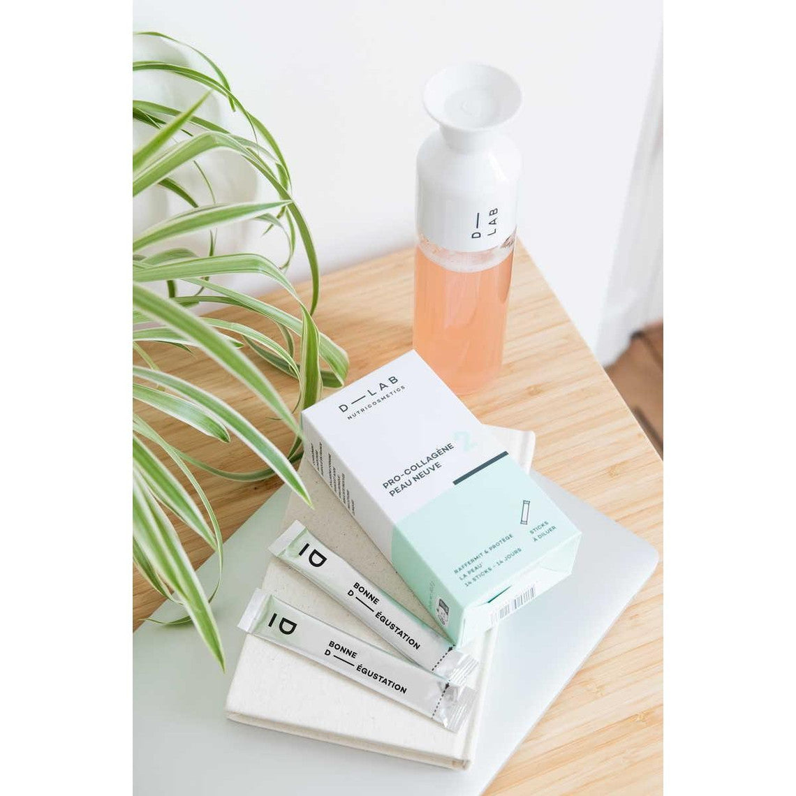 D-LAB Pro-Collagène Peau Neuve 14 Sticks – Anti-Âge, Hydratation & Fermeté Peau