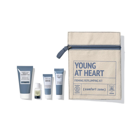 YOUNG AT HEART KIT – Comfort Zone | Routine Anti-Âge Éclat & Fermeté | 4 Soins SUBLIME SKIN